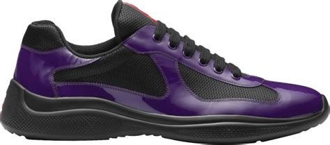 purple prada sneakers.